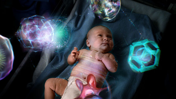 Image of 'Data Baby' spot for IBM by Motion Theory directed by Mathew Cullen
