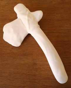 This 3D printed axe won The People's Choice award for Matt Keen and Alex Hulse